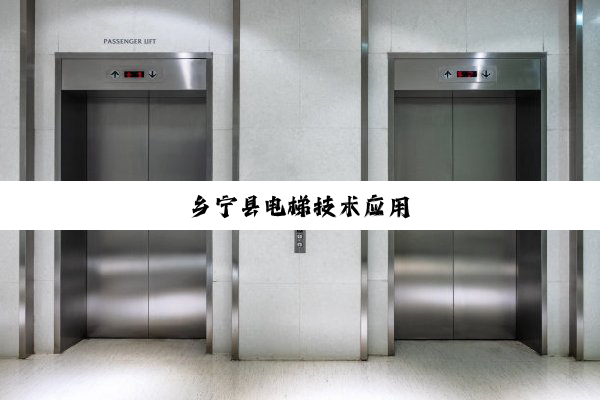 乡宁县电梯技术应用